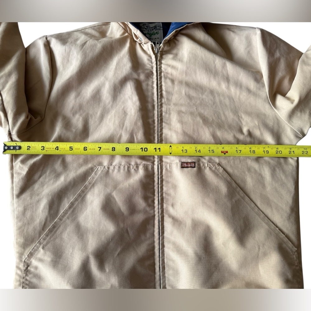 Vintage Wrangler Workwear Hooded Jacket, Medium USA 70s 80s - Picture 5 of 9